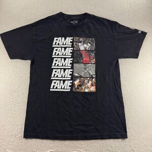 Hall of Fame‎ 2nd Sucks FAME TShirt Black Mens Size LG Basketball Graphic Teed